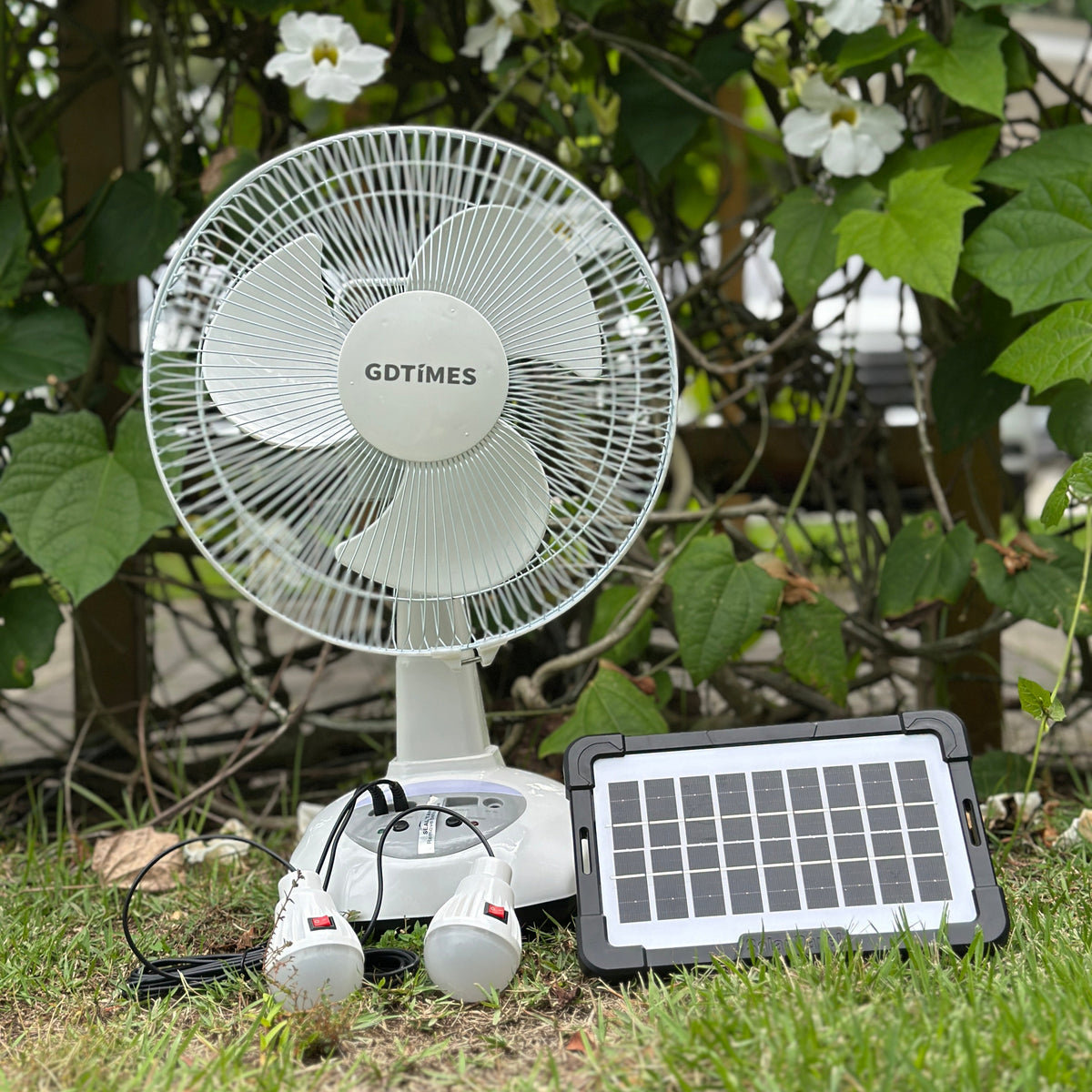 ABANICO RECARGABLE SOLAR